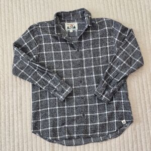 Men's Gray Plaid Shirt